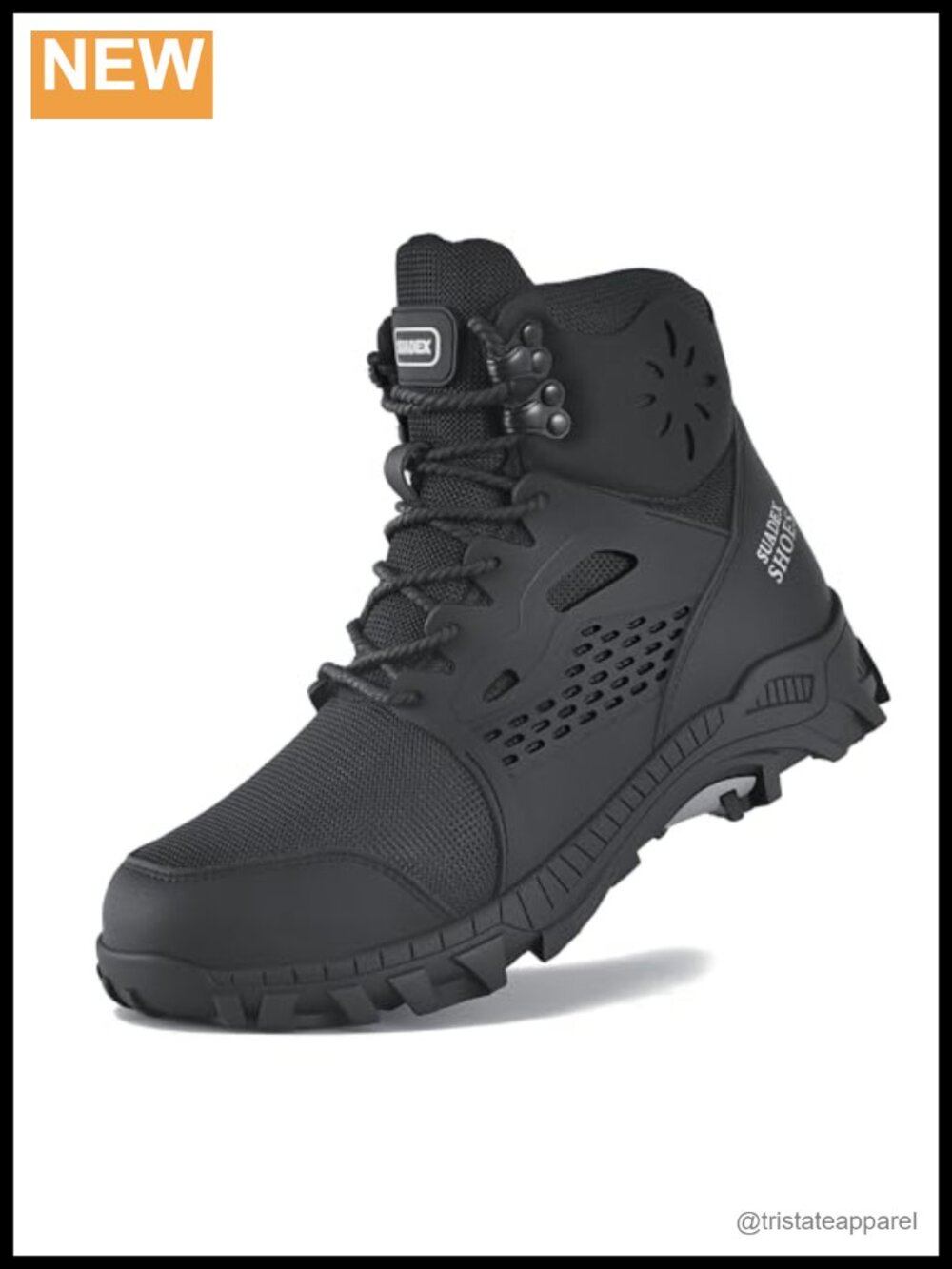 Steel Toe Waterproof Work Boots Arch Support Safety Construction